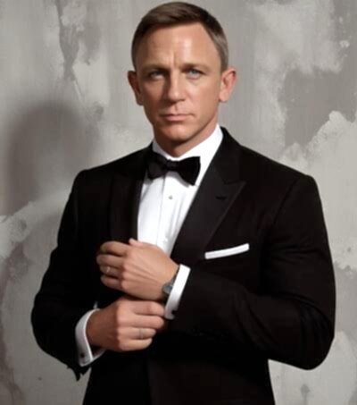 Прическа агента 007